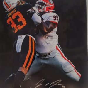 Jordan Davis Autographed Georgia Bulldogs 16x20 Spotlight vs Tennessee