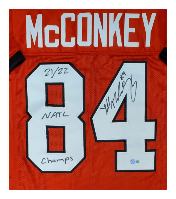 Ladd McConkey Georgia Bulldogs Autographed Jersey With Custom Jersey with Inscriptions