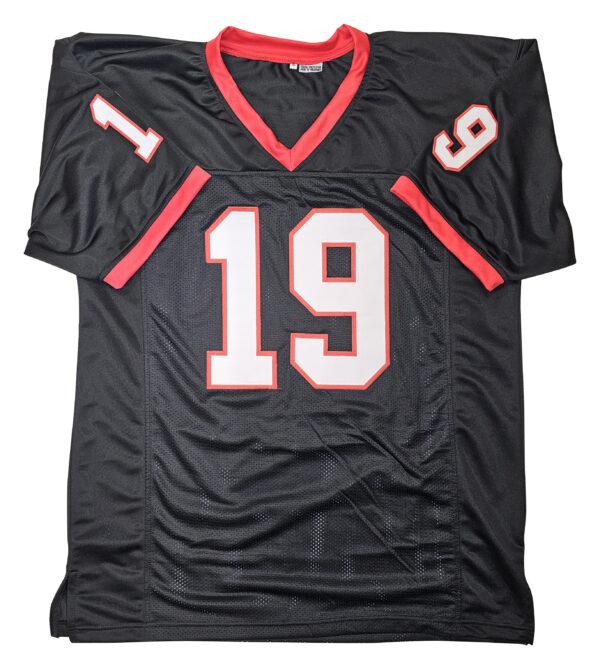 Brock Bowers Autographed Georgia Style Black Jersey w/ 2x Mackey Award- Beckett Authentication - Image 3