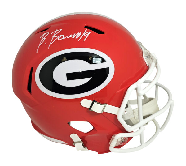 Brock Bowers Autographed Georgia Bulldog FS Replica Helmet - Beckett Authentication
