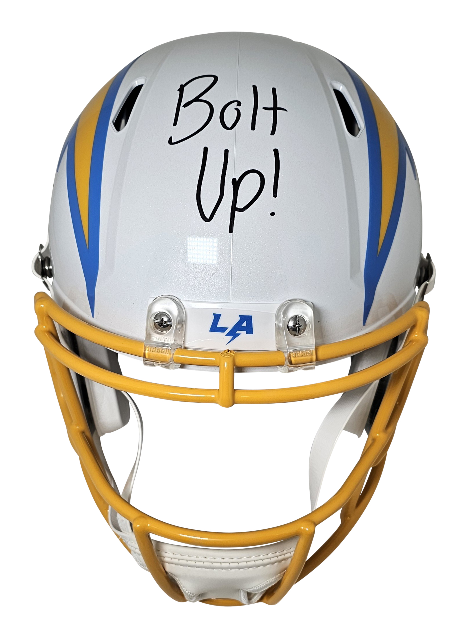 Ladd McConkey Autographed | LA Chargers | FS Replica w/ Bolt Up | Beckett COA - Image 3
