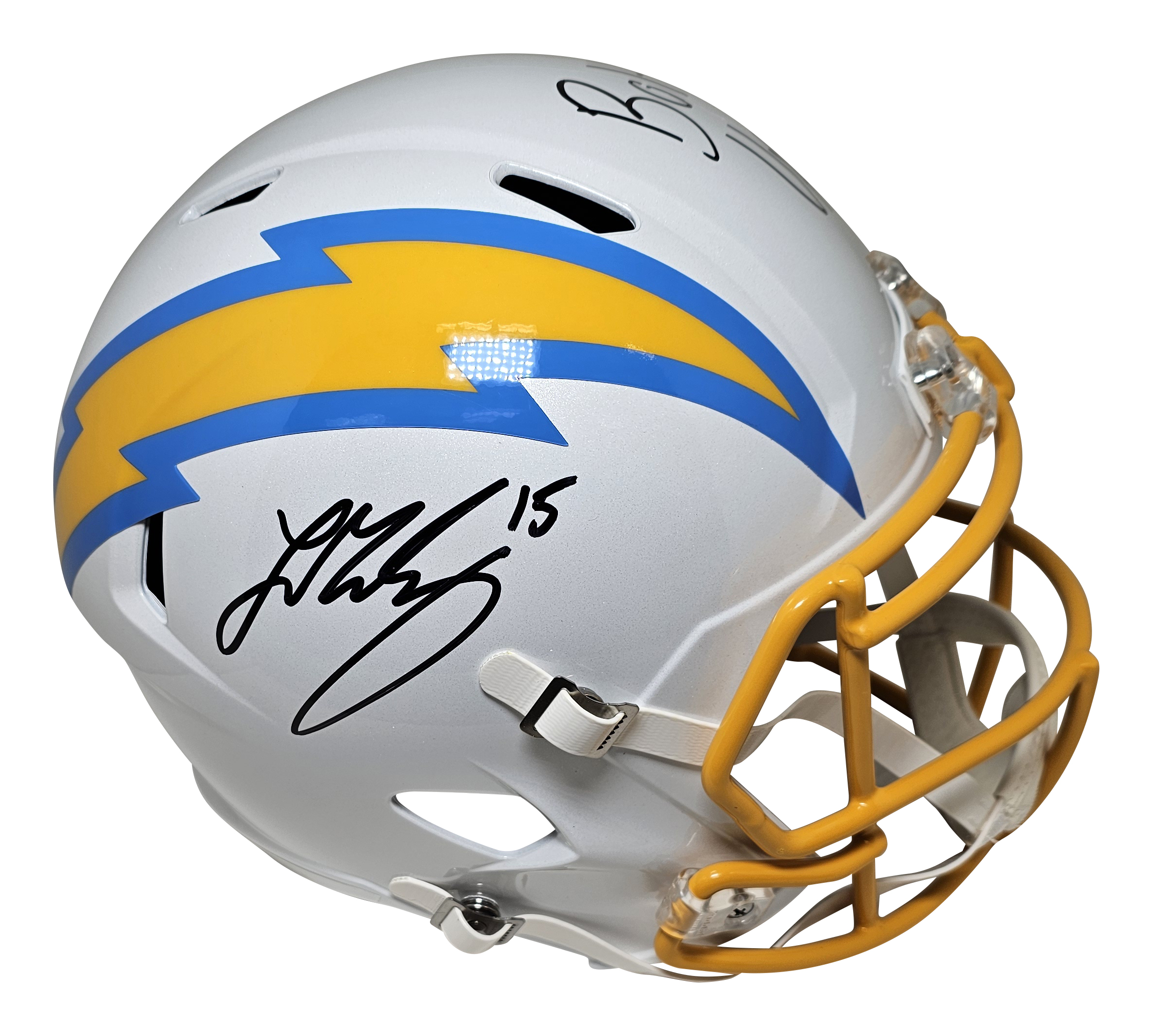 Ladd McConkey Autographed | LA Chargers | FS Replica w/ Bolt Up | Beckett COA