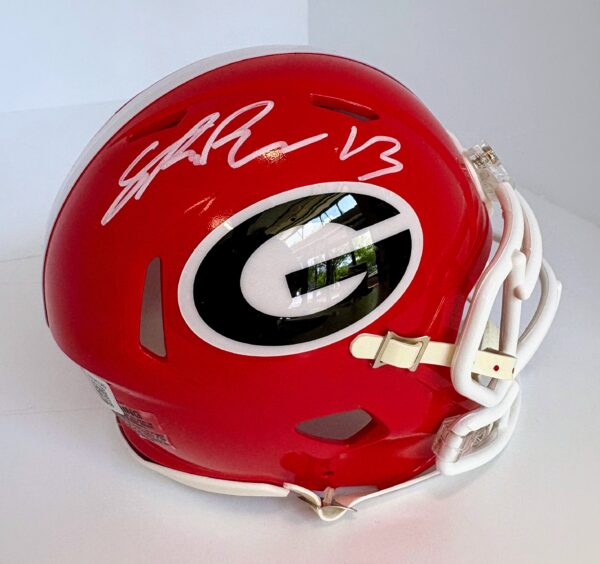 Stetson Bennett Autographed | Georgia Bulldogs Mini Helmet | Beckett COA - Image 2